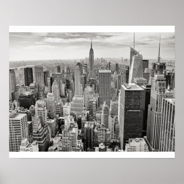 New York City Black & White Poster (Front)