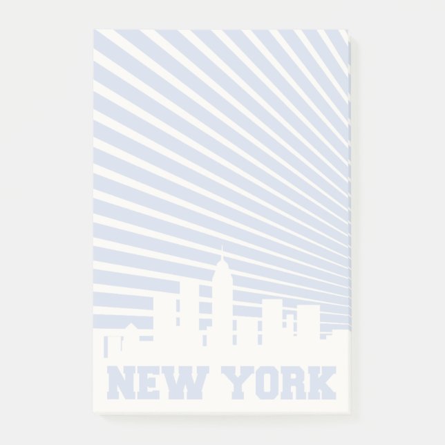 New York City Blue Post-it Notes (Front)
