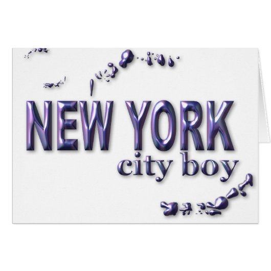 New York City Boy Cards (Front Horizontal)