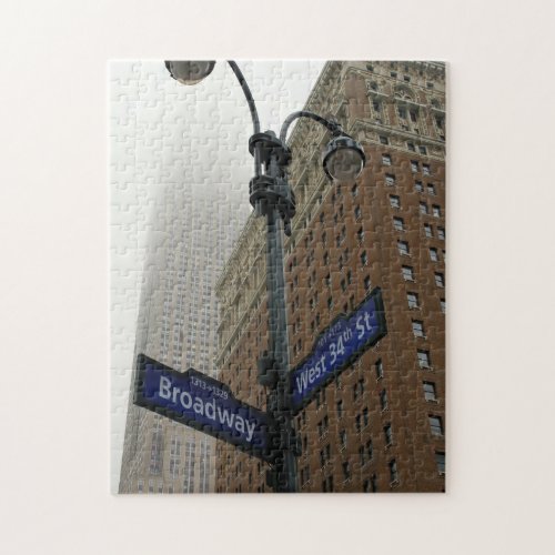 New York City _ Broadway and 34th _ 11x14 _ 252 pc Jigsaw Puzzle