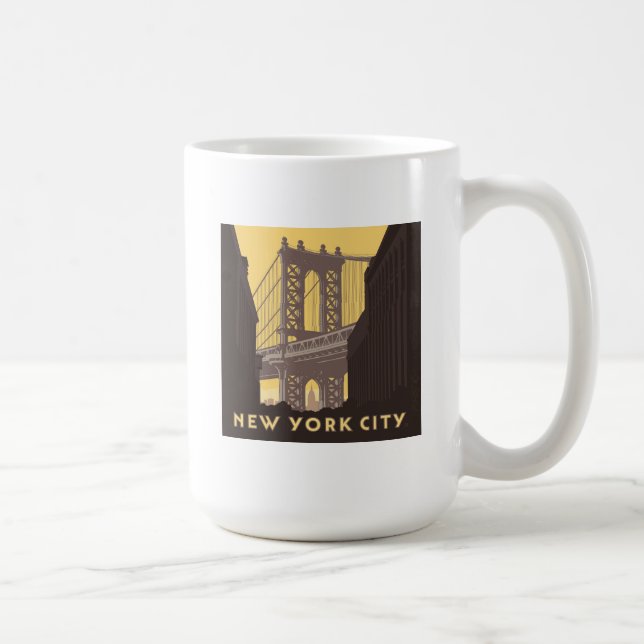 New York City | Brooklyn Bridge Coffee Mug (Right)