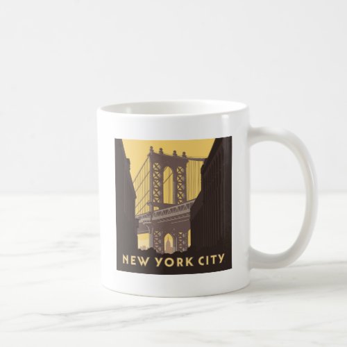 New York City  Brooklyn Bridge Coffee Mug