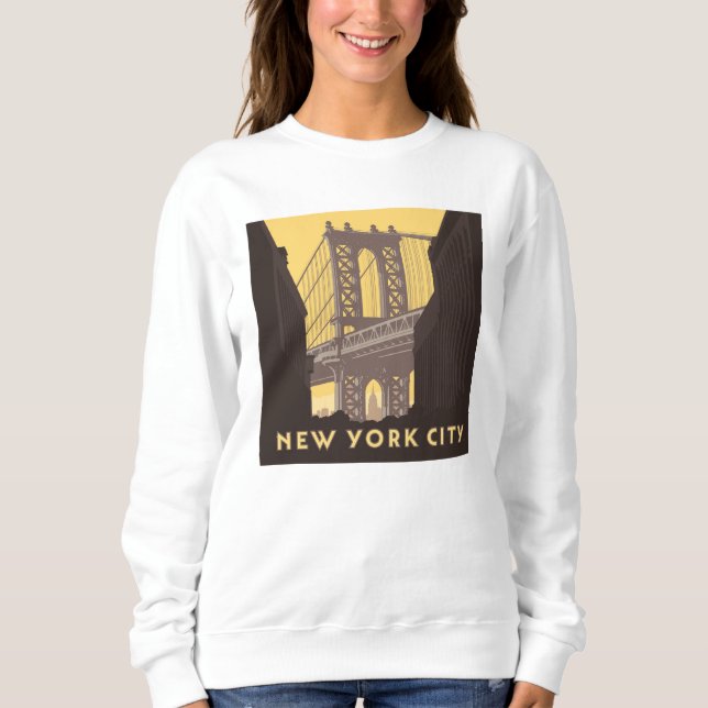 New York City | Brooklyn Bridge Sweatshirt (Front)
