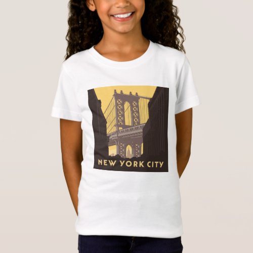 New York City  Brooklyn Bridge T_Shirt