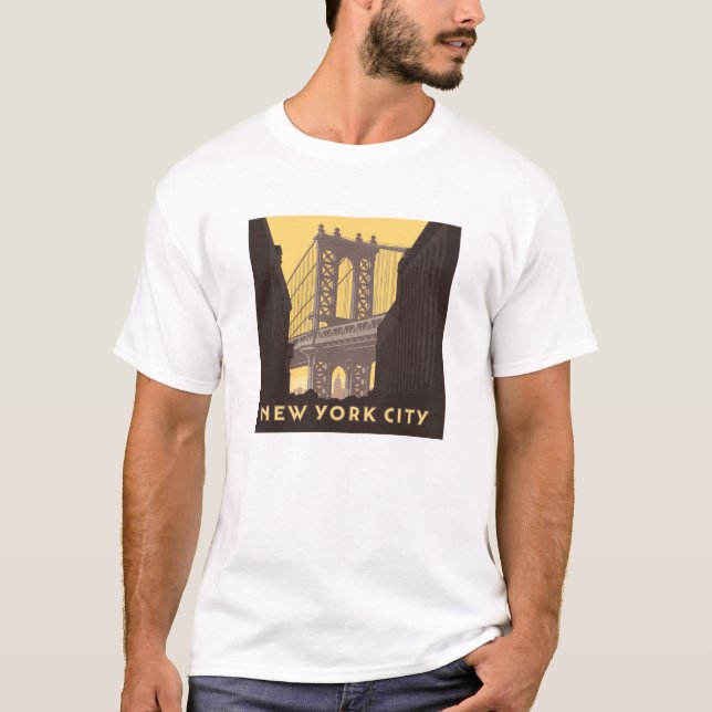 New York City | Brooklyn Bridge T-Shirt (Front)