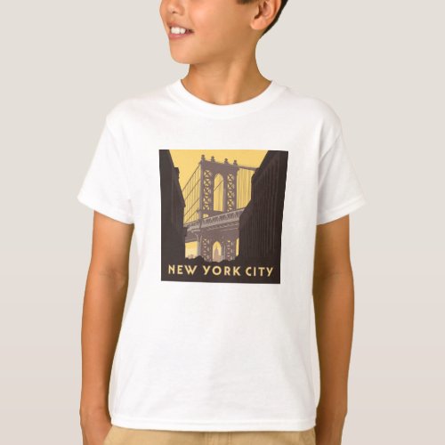 New York City  Brooklyn Bridge T_Shirt
