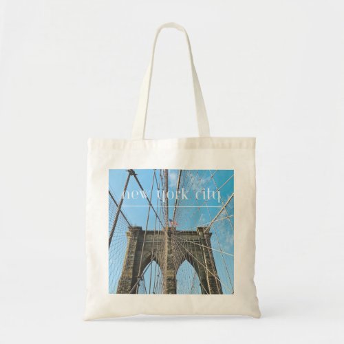 New York City Brooklyn Bridge Tote Bag