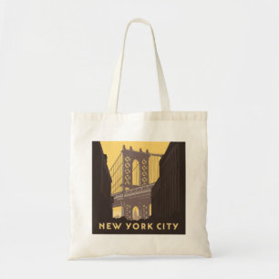 New York City Brooklyn Bridge Tote Bag