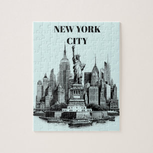 New york City Buildings Architecture art Jigsaw Puzzle