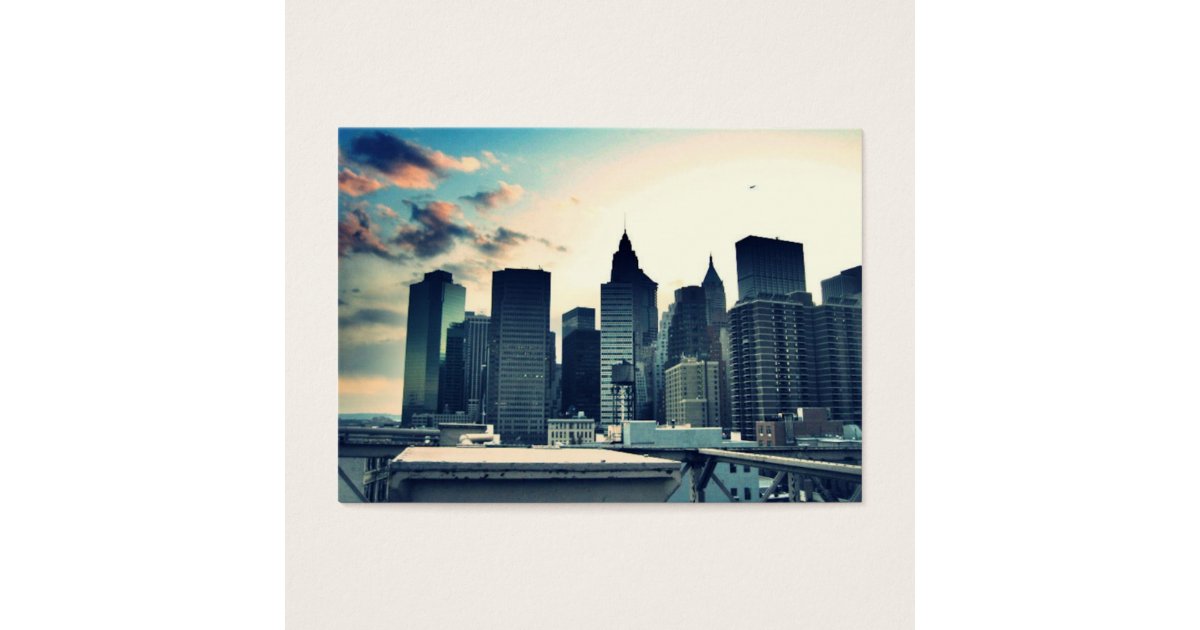 New York City Business Card Zazzle