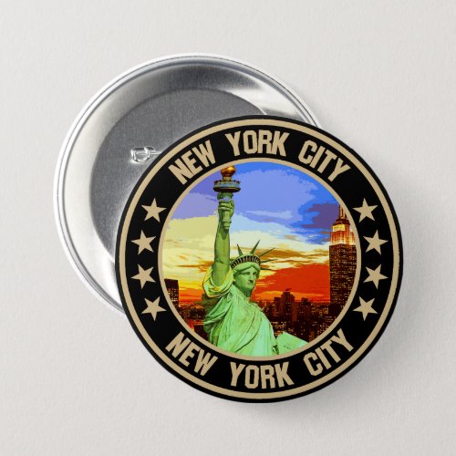 New York City                                      Button