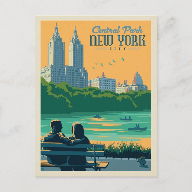 New York City | Central Park Postcard (Front)