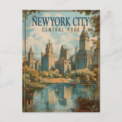 New York City  Central Park Postcard