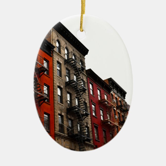 New York City Ceramic Ornament (Front)