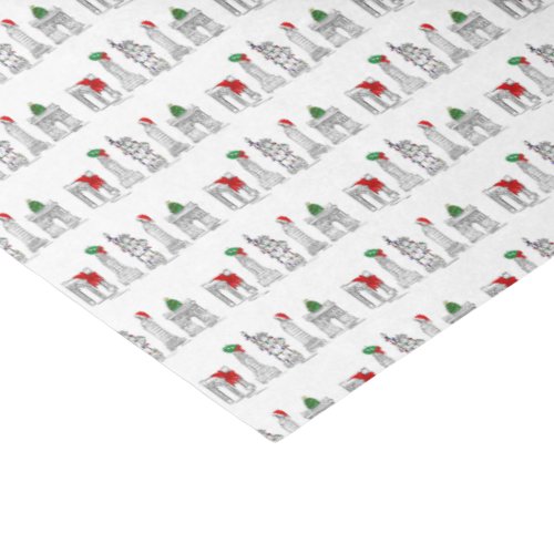 New York City Christmas NYC Holiday Landmarks Xmas Tissue Paper