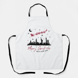 New York City Christmas Trip, Merry Christmas New Apron