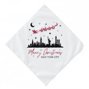 New York City Christmas Trip, Merry Christmas New Bandana