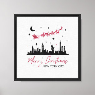 New York City Christmas Trip, Merry Christmas New Canvas Print