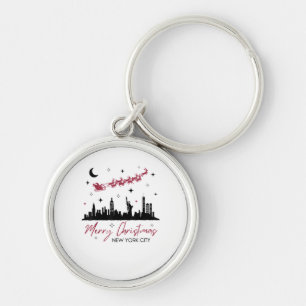 New York City Christmas Trip, Merry Christmas New Keychain