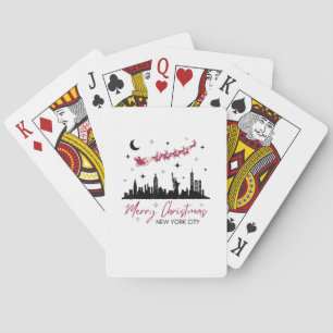 New York City Christmas Trip, Merry Christmas New Poker Cards