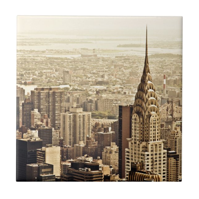 New York City - Chrysler Building Ceramic Tile (Front)