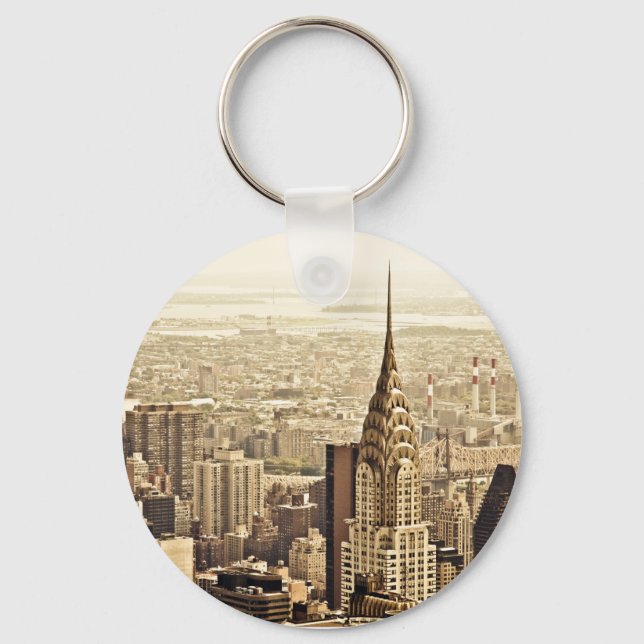 New York City - Chrysler Building Keychain (Front)