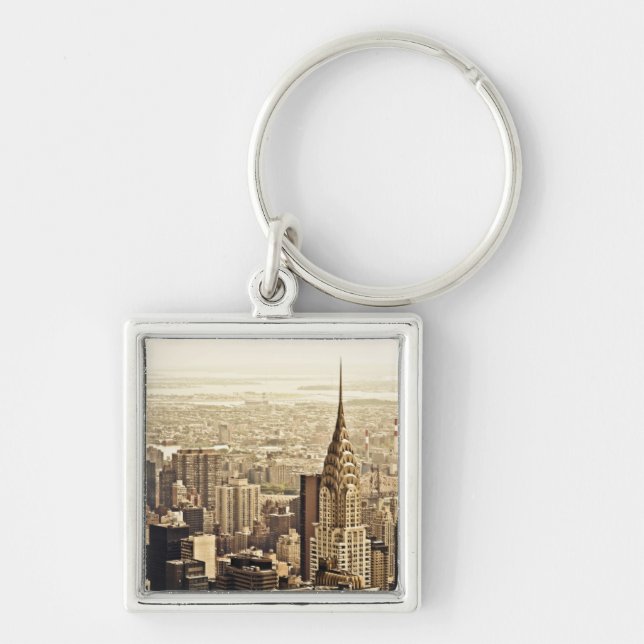 New York City - Chrysler Building Keychain (Front)