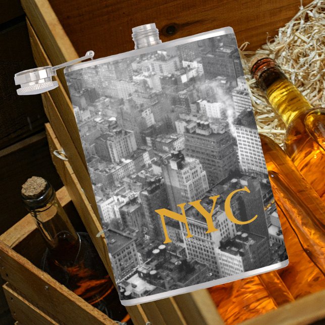 New York City circa 1979 NYC Photographic Flask (Creator Uploaded)