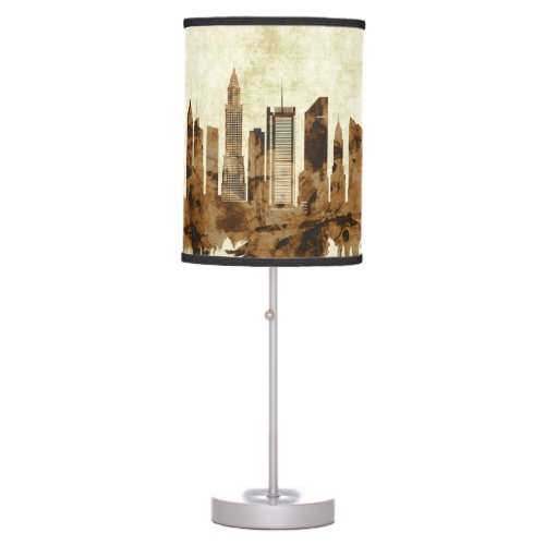 New York City Cityscape Table Lamp