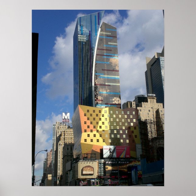 New York City Colorful Architecture Poster (Front)