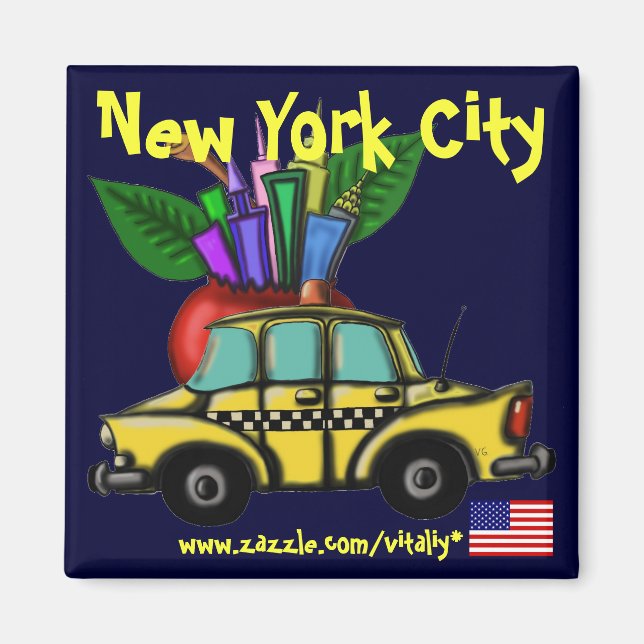 New York City cool magnet design (Front)