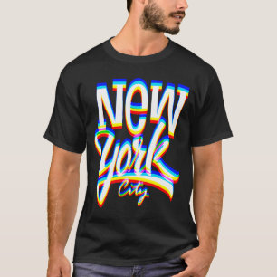 NEW YORK CITY Cool Typographic T-Shirt