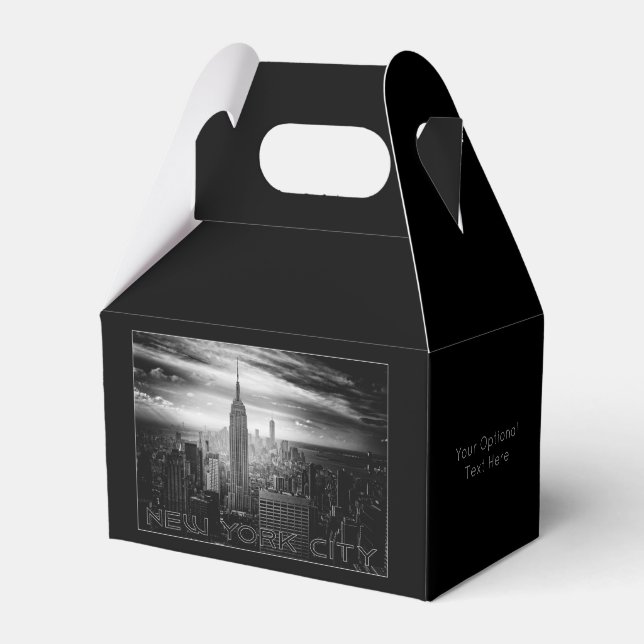NEW YORK CITY custom favor box (Front Side)