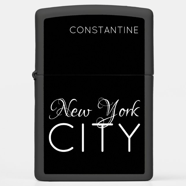 New York City customizable elegant Zippo Lighter (Front)