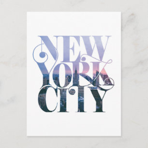 New York City design Postcard