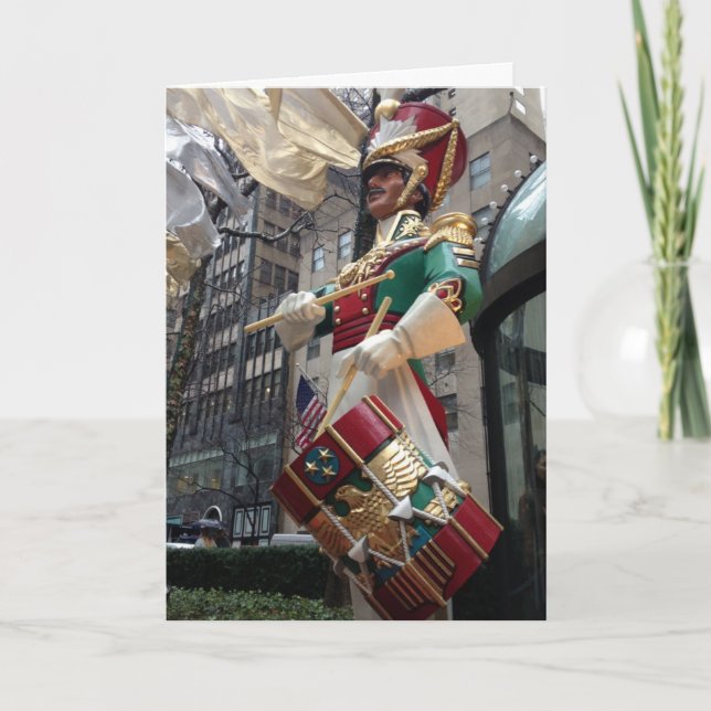 New York City Drummer Boy NYC Christmas Holiday (Front)