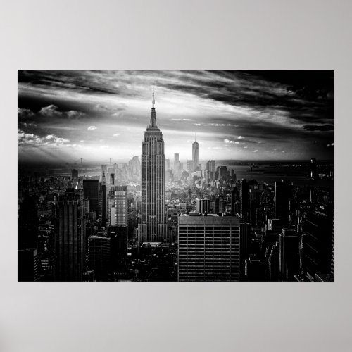 New York City Empire State Building Poster