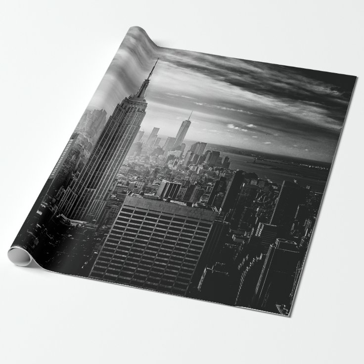 New York City Empire State Building Wrapping Paper Zazzle