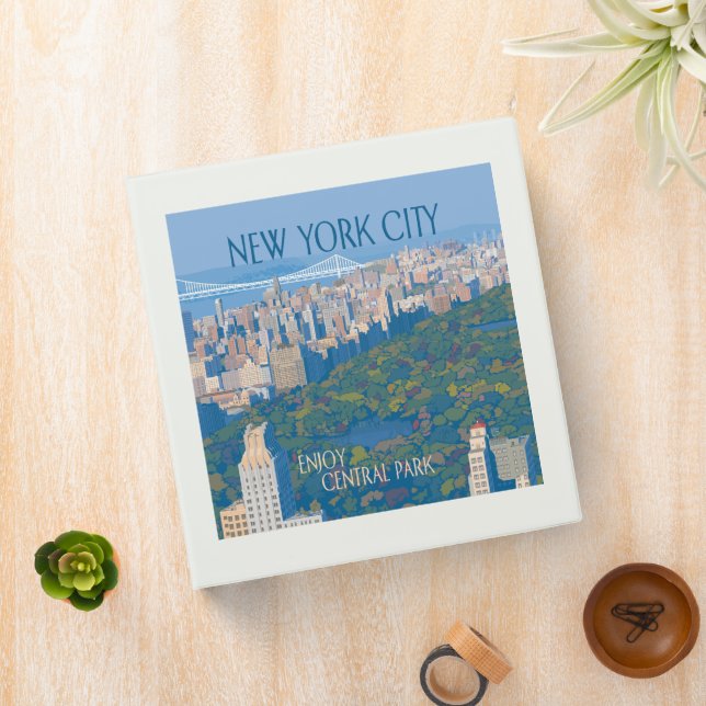 New York City | Enjoy Central Park 3 Ring Binder (In Situ)