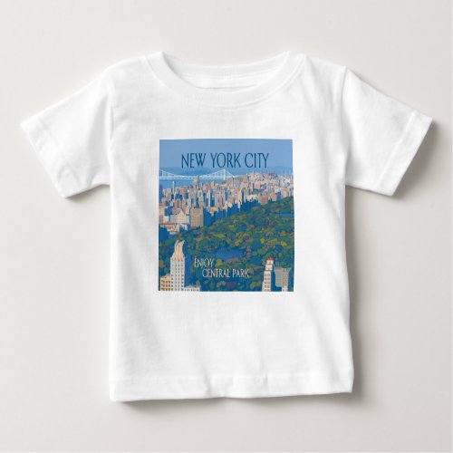 New York City  Enjoy Central Park Baby T_Shirt