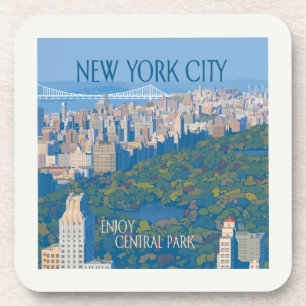 New York City Enjoy Central Park Beverage Coaster