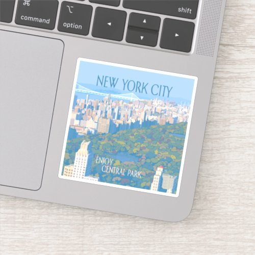 New York City  Enjoy Central Park Sticker