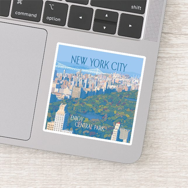 New York City | Enjoy Central Park Sticker (Detail)