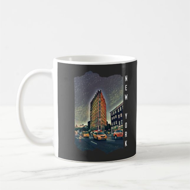New York City Esthetic Photo Art  Coffee Mug (Left)