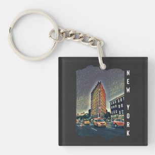 New York City Esthetic Photo Art   Keychain