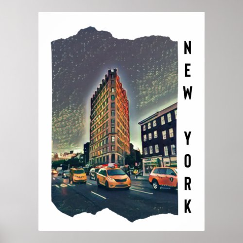 New York City Esthetic Photo Art       Poster