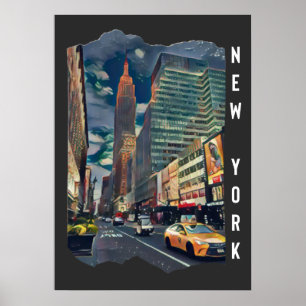 New York City Esthetic Photo Art Poster