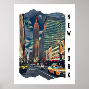 New York City Esthetic Photo Art Poster