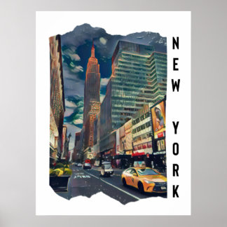 New York City Esthetic Photo Art Poster