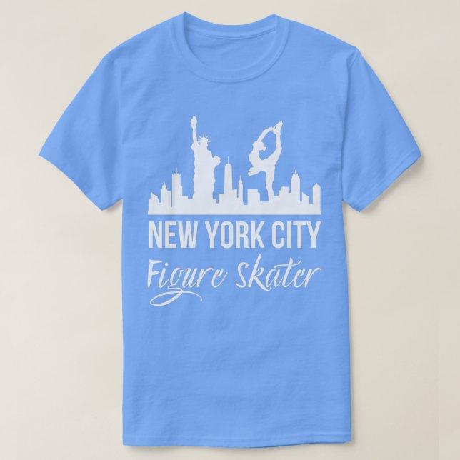 New York City Figure Skater T-Shirt (Design Front)